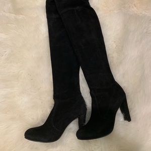 STUART WEITZMAN SUEDE HIGHLAND BOOTS